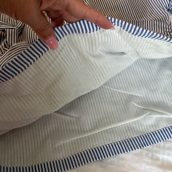 English Factory blue and white stripe stunning top - Picture 5 of 6